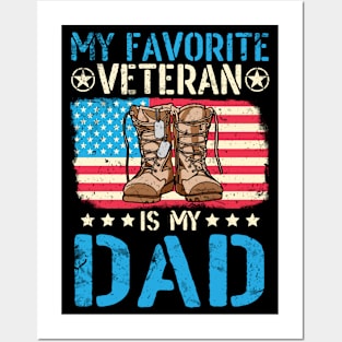 Happy Veteran Memorial Day Dad Posters and Art